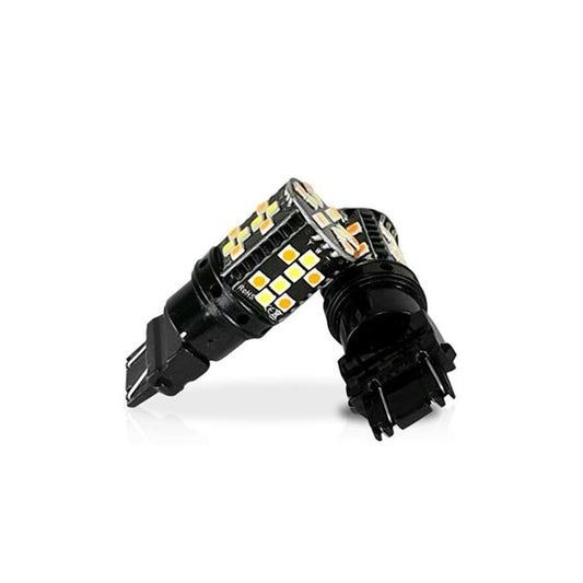 3157 3057 No Hyper Flash Canbus LED Bulbs Amber/White Switchback (2 Pack) product image