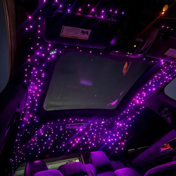1100-Strand Fiber Optic Starlight Headliner Kit — Premium Full Coverage