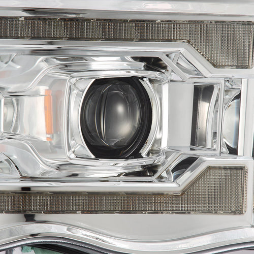 AlphaRex 02-05 Dodge Ram PRO-Series Halogen Projector Headlights Chrome