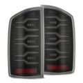 AlphaRex 02-06 Dodge Ram 1500/03-06 Dodge Ram 2500/3500 Truck LUXX-Series LED Tail Lights Alpha-Black