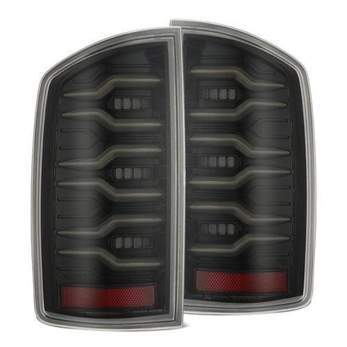 AlphaRex 02-06 Dodge Ram 1500/03-06 Dodge Ram 2500/3500 Truck LUXX-Series LED Tail Lights Alpha-Black