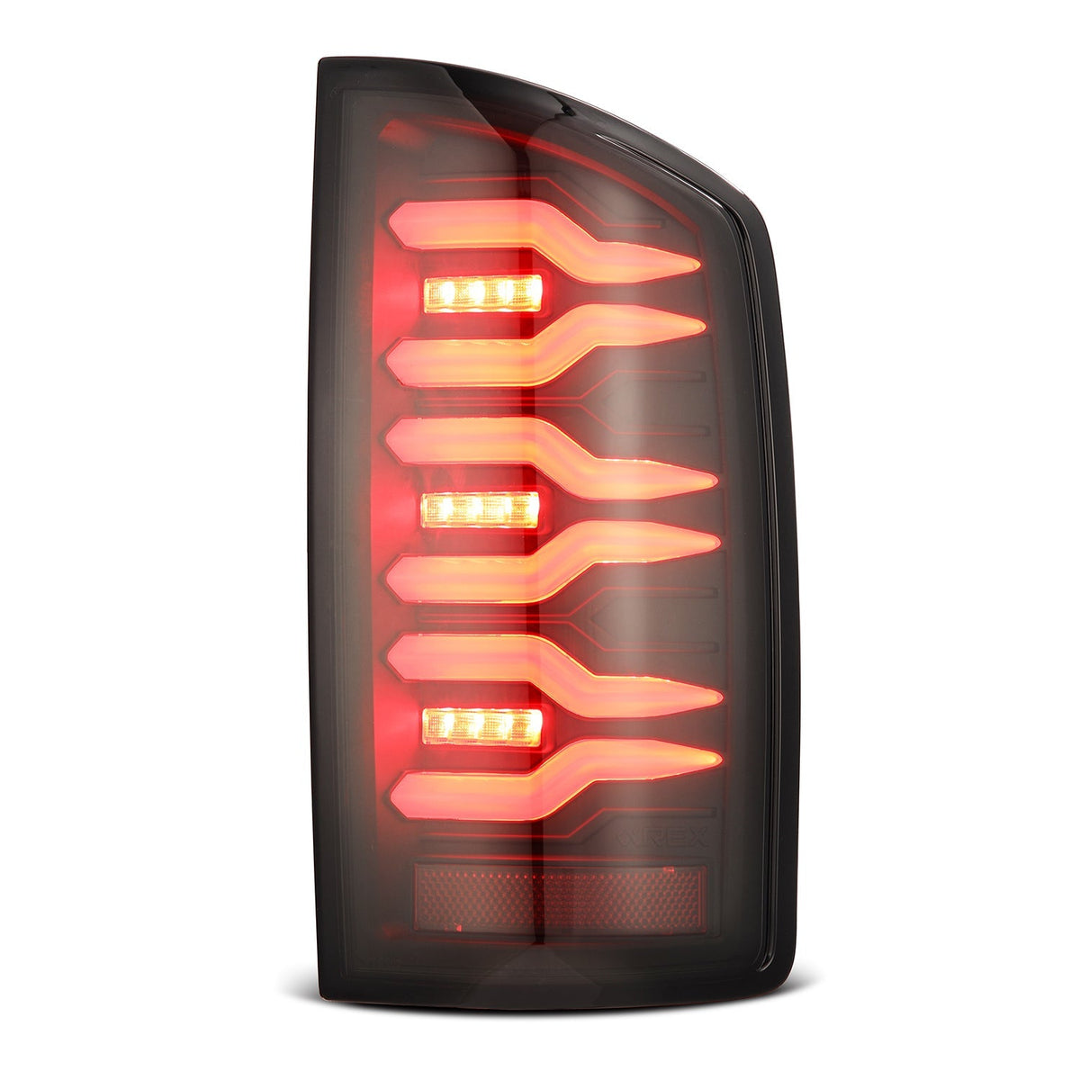 AlphaRex 02-06 Dodge Ram 1500/03-06 Dodge Ram 2500/3500 Truck LUXX-Series LED Tail Lights Black Smoke