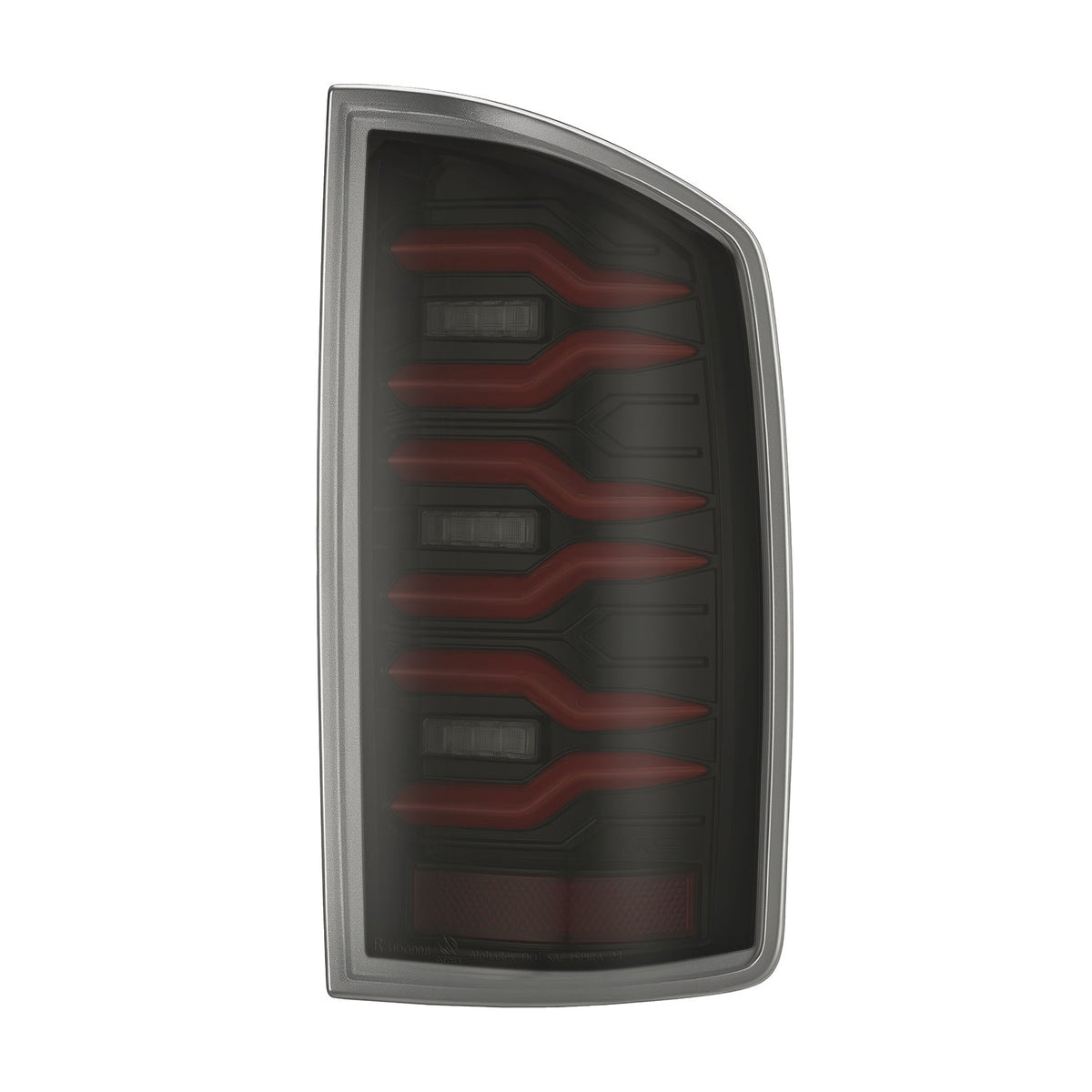 AlphaRex 02-06 Dodge Ram 1500/03-06 Dodge Ram 2500/3500 Truck LUXX-Series LED Tail Lights Black-Red