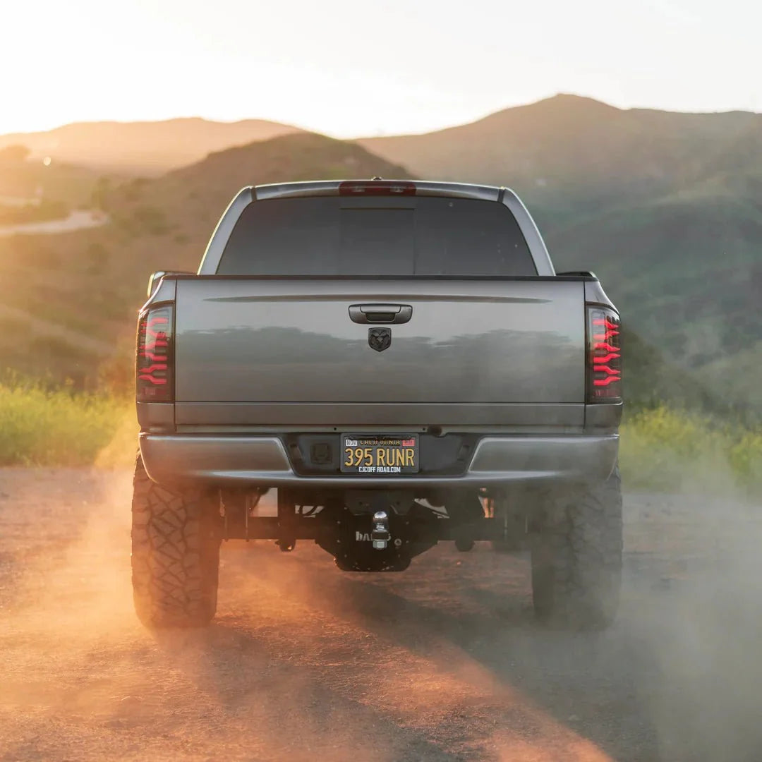 AlphaRex 07-08 Dodge Ram 1500/07-09 Dodge Ram 2500/3500 Truck LUXX-Series LED Tail Lights Alpha-Black