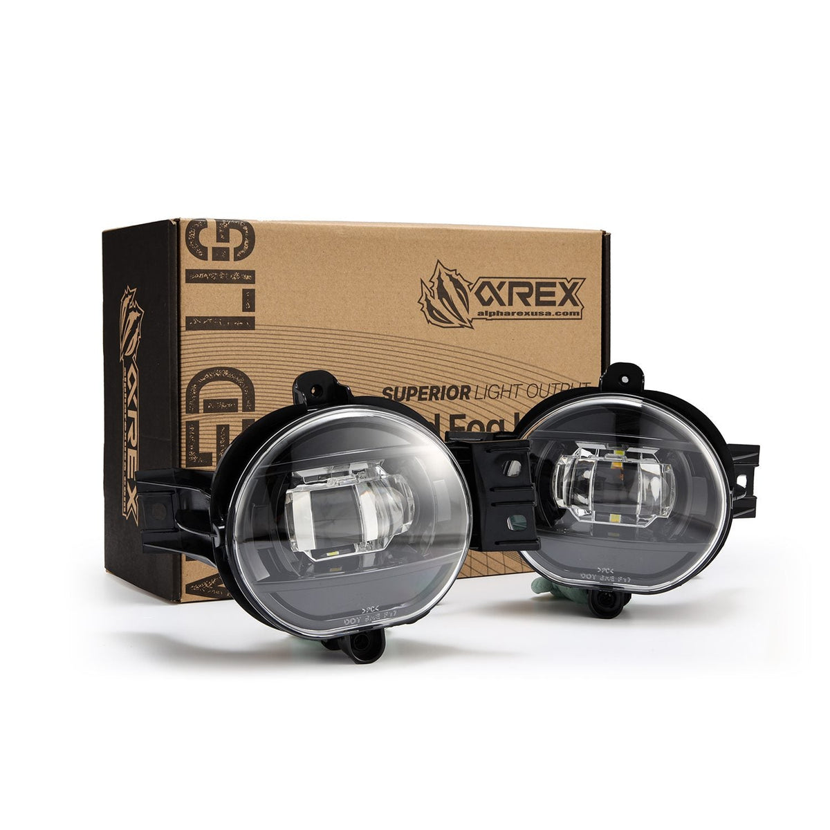 AlphaRex 02-08 Dodge Ram 1500/03-09 Ram 2500/3500/04-06 Durango DoubleTap Dual Color LED Projector Fog Lights