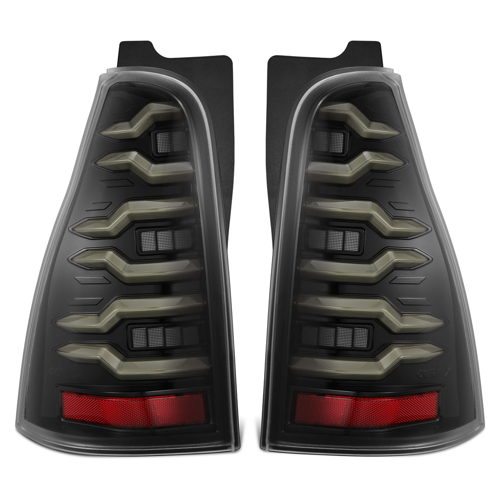 AlphaRex 03-09 Toyota 4Runner LUXX-Series LED Tail Lights Alpha-Black