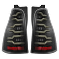 AlphaRex 03-09 Toyota 4Runner LUXX-Series LED Tail Lights Alpha-Black