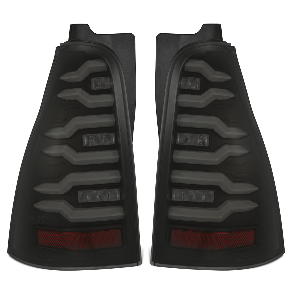 AlphaRex 03-09 Toyota 4Runner LUXX-Series LED Tail Lights Black Smoke
