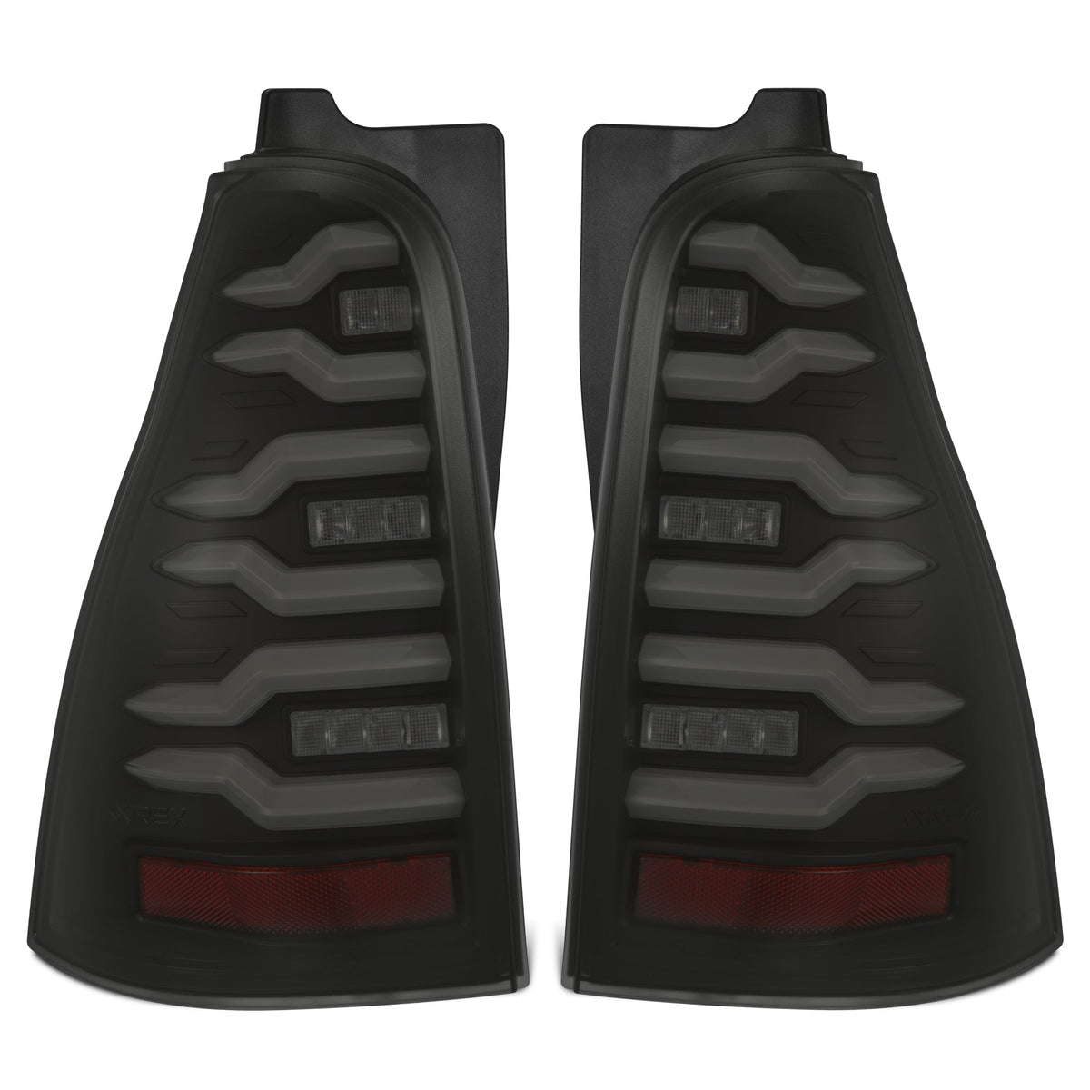 AlphaRex 03-09 Toyota 4Runner LUXX-Series LED Tail Lights Black Smoke
