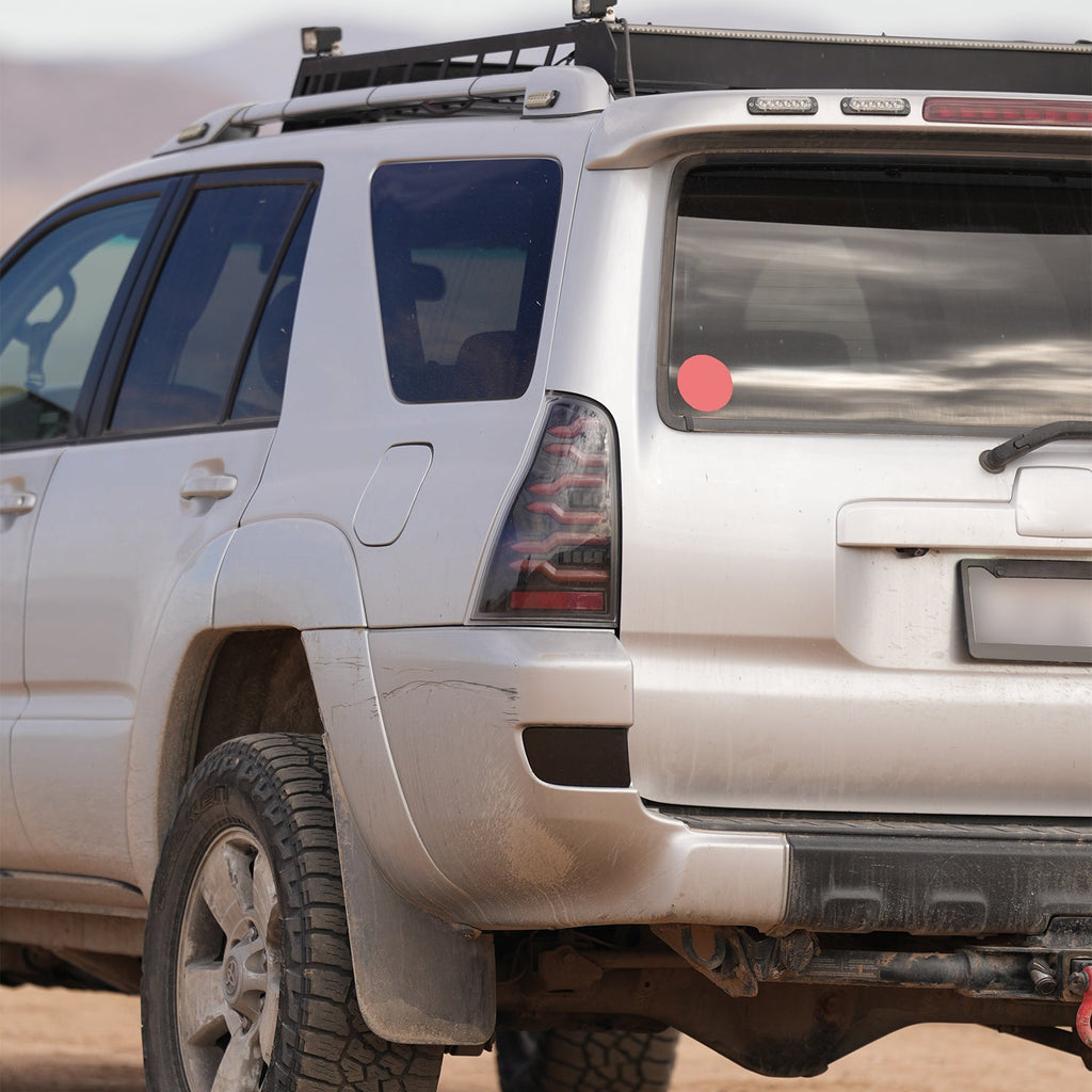 AlphaRex 03-09 Toyota 4Runner LUXX-Series LED Tail Lights Alpha-Black