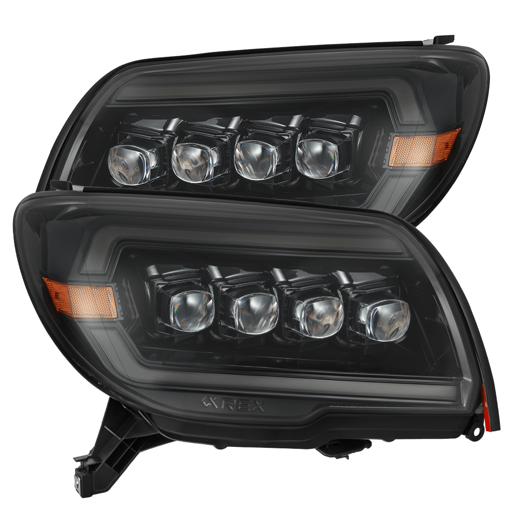 AlphaRex 03-09 Toyota 4Runner NOVA-Series LED Projector Headlights Alpha-Black