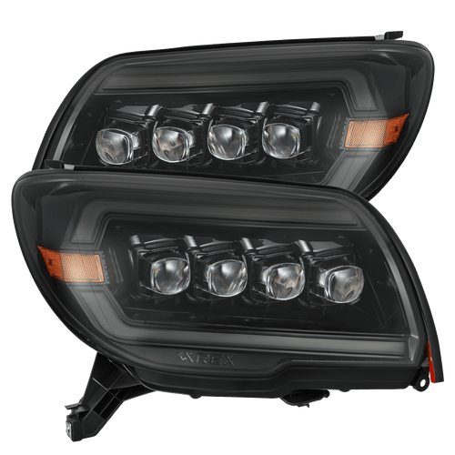AlphaRex 03-09 Toyota 4Runner NOVA-Series LED Projector Headlights Alpha-Black