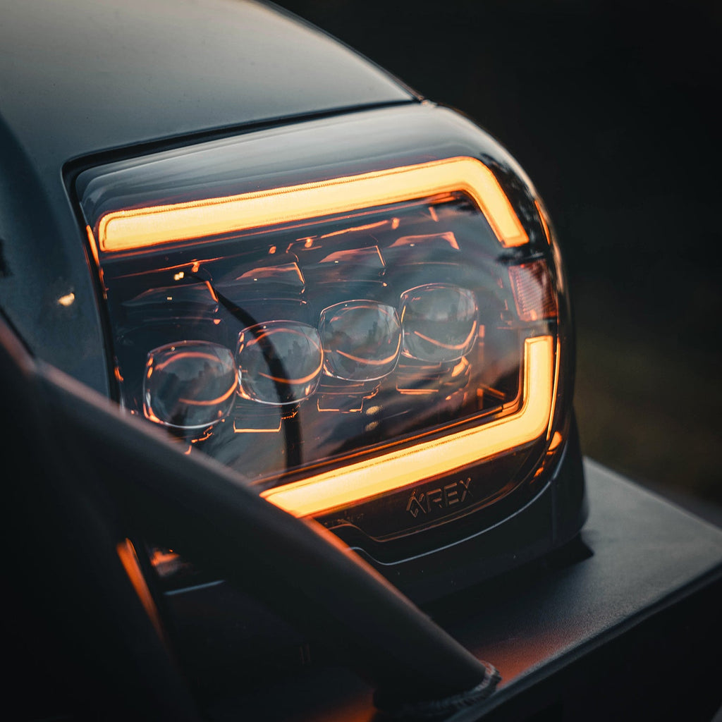 AlphaRex 03-09 Toyota 4Runner NOVA-Series LED Projector Headlights Black
