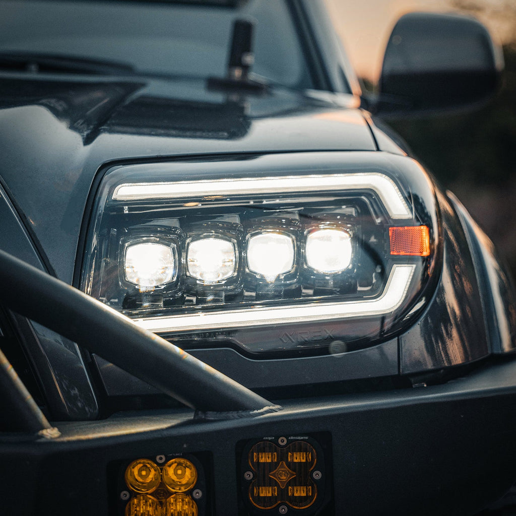 AlphaRex 03-09 Toyota 4Runner NOVA-Series LED Projector Headlights Alpha-Black