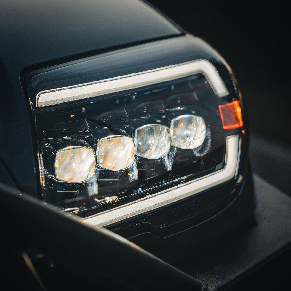 AlphaRex 03-09 Toyota 4Runner NOVA-Series LED Projector Headlights Alpha-Black