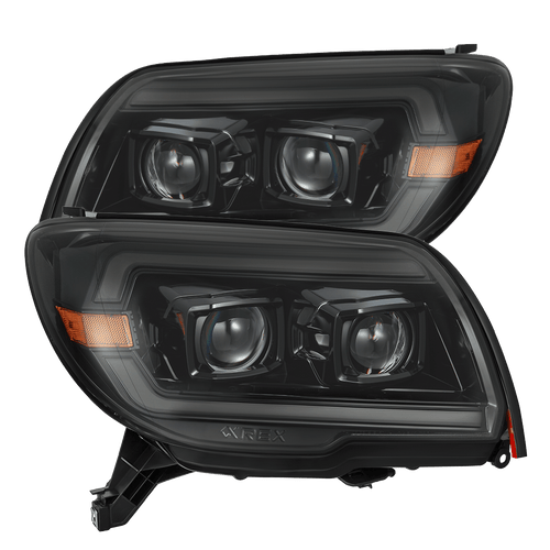 AlphaRex 03-09 Toyota 4Runner PRO-Series Projector Headlights Alpha-Black