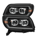 AlphaRex 03-09 Toyota 4Runner PRO-Series Halogen Projector Headlights Black