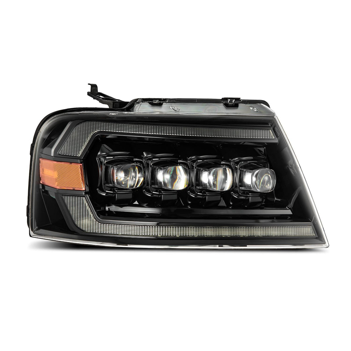 AlphaRex 04-08 Ford F150 / 06-08 Lincoln Mark LT NOVA-Series LED Projector Headlights Alpha-Black