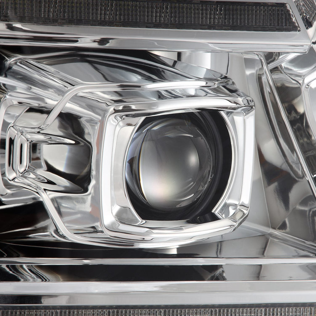 AlphaRex 04-08 Ford F150 / 06-08 Lincoln Mark LT PRO-Series Halogen Projector Headlights Chrome