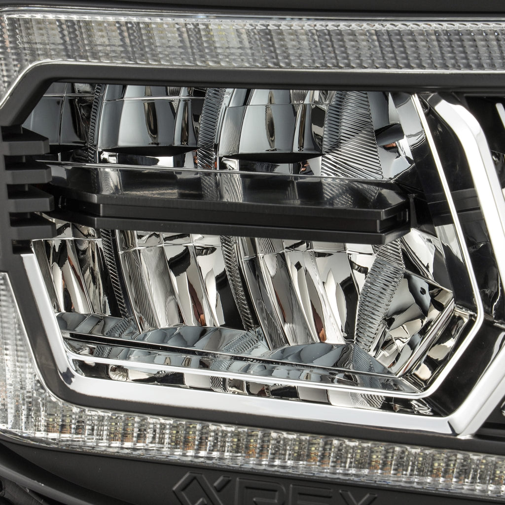 AlphaRex 05-11 Toyota Tacoma LUXX-Series LED Crystal Headlights Black