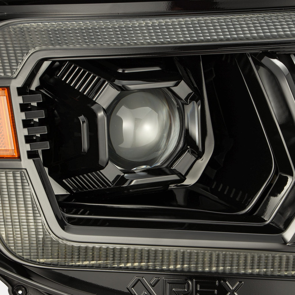 AlphaRex 05-11 Toyota Tacoma LUXX-Series LED Projector Headlights Alpha-Black