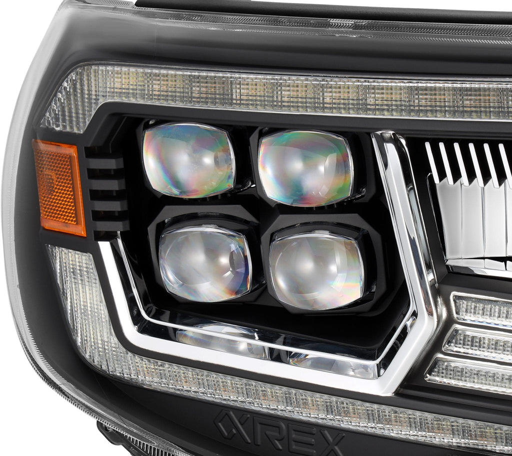 AlphaRex 05-11 Toyota Tacoma NOVA-Series LED Projector Headlights Black
