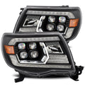 AlphaRex 05-11 Toyota Tacoma NOVA-Series LED Projector Headlights Black