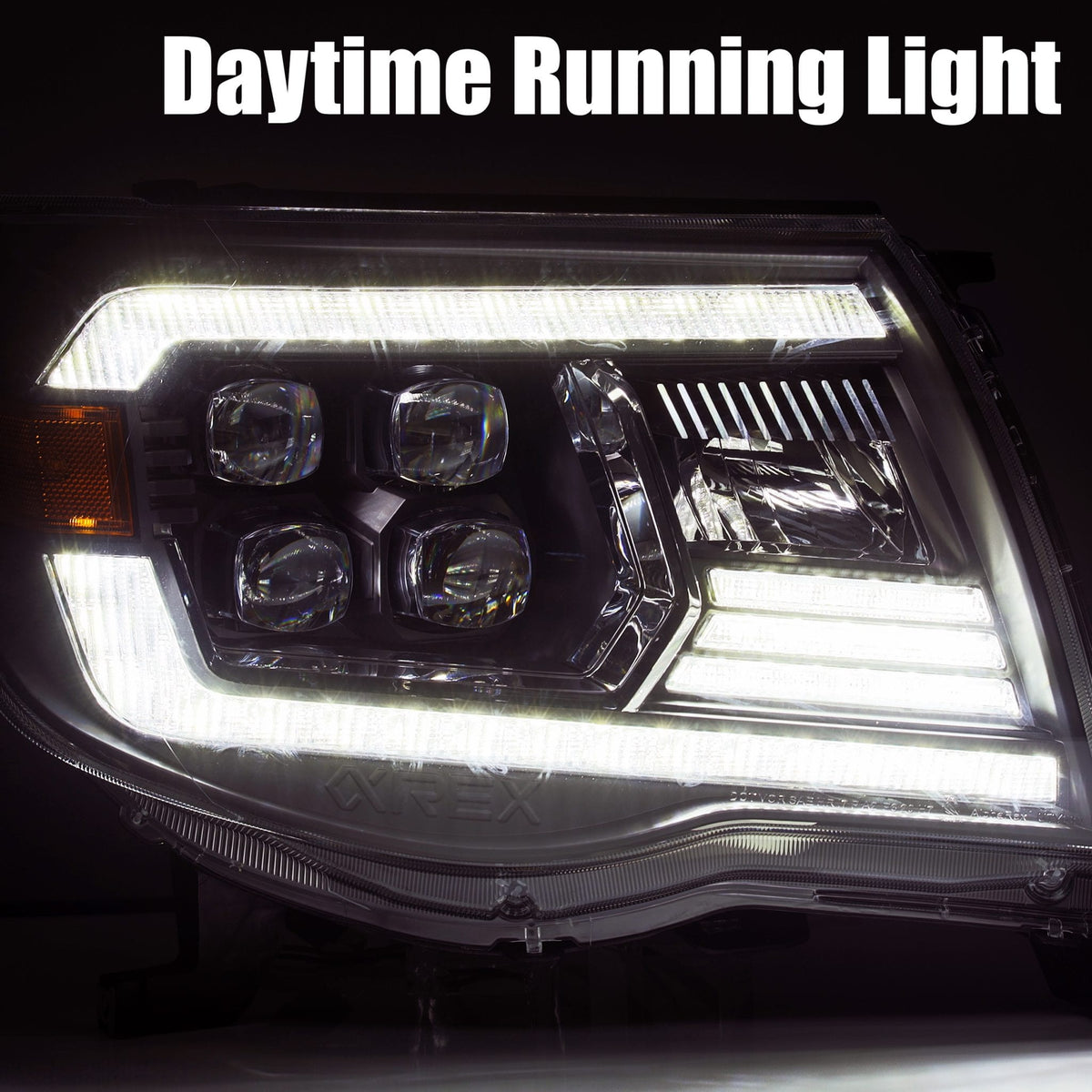AlphaRex 05-11 Toyota Tacoma NOVA-Series LED Projector Headlights Chrome