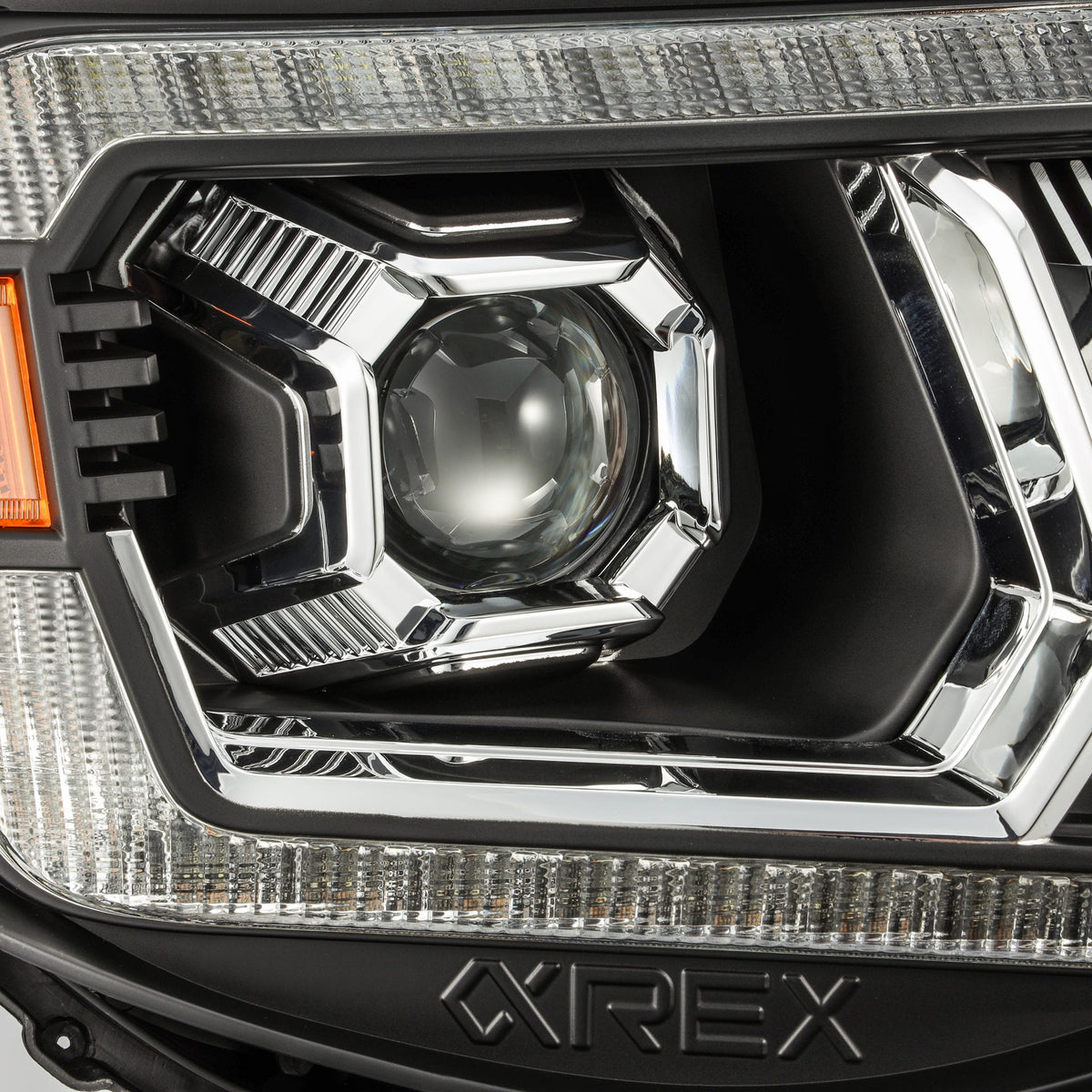 AlphaRex 05-11 Toyota Tacoma PRO-Series Halogen Projector Headlights Black