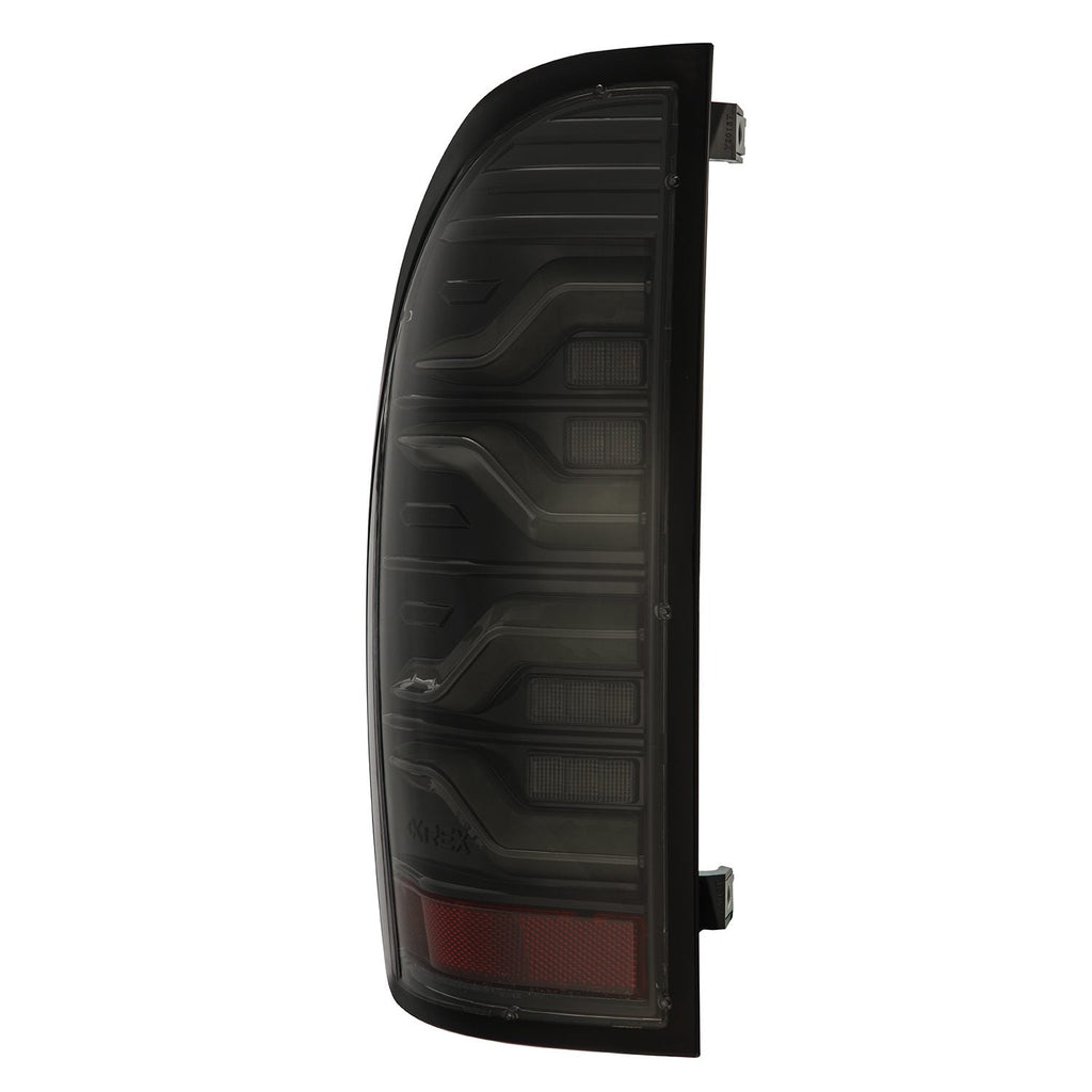 AlphaRex 05-15 Toyota Tacoma LUXX-Series LED Tail Lights Alpha-Black
