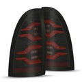 AlphaRex 05-15 Toyota Tacoma LUXX-Series LED Tail Lights Black-Red