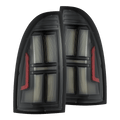 AlphaRex 05-15 Toyota Tacoma NOVA-Series Prismatic LED Tail Lights Black Clear