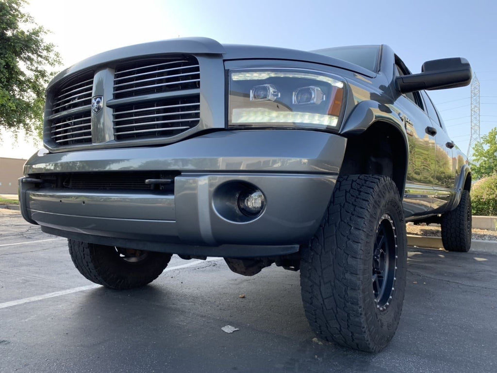 AlphaRex 06-08 Dodge Ram LUXX-Series LED Projector Headlights Black