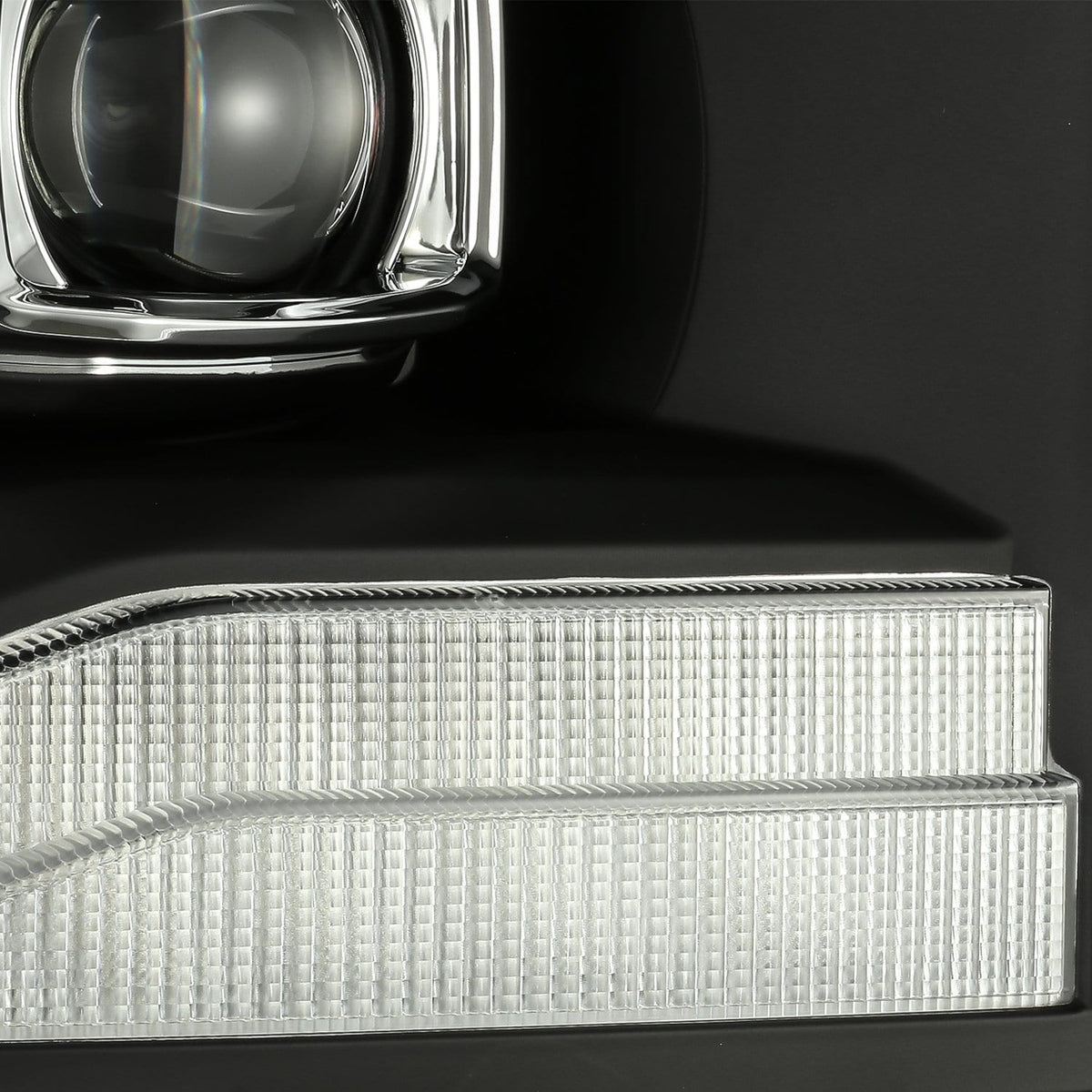 AlphaRex 06-08 Dodge Ram PRO-Series Halogen Projector Headlights Black