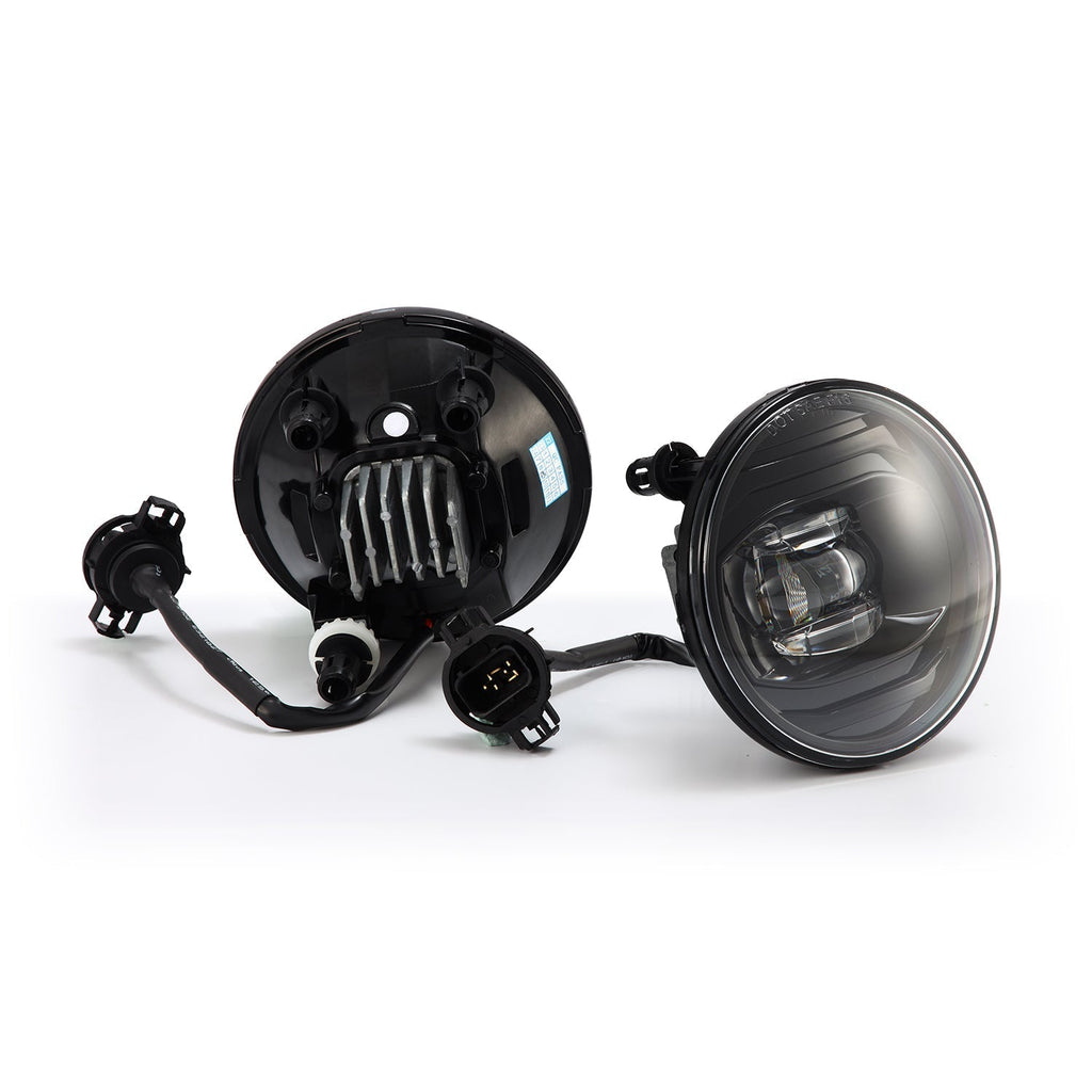 AlphaRex 07-13 Chevrolet Avalanche / 07-14 Suburban/Tahoe (With Round Fog Lights) DoubleTap Dual Color LED Projector Fog Lights