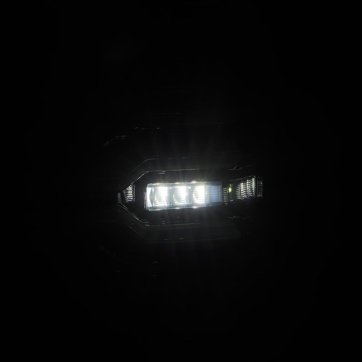AlphaRex 07-13 GMC Sierra LUXX-Series LED Tail Lights Alpha-Black