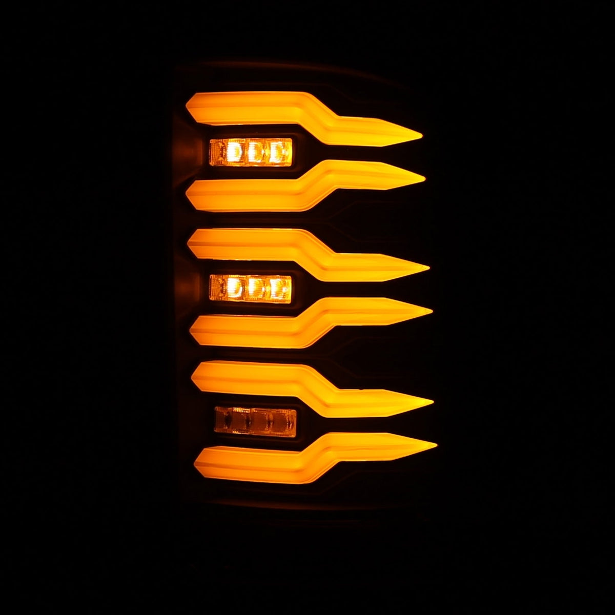 AlphaRex 07-13 GMC Sierra LUXX-Series LED Tail Lights Black Smoke