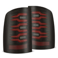 AlphaRex 07-13 GMC Sierra LUXX-Series LED Tail Lights Black-Red