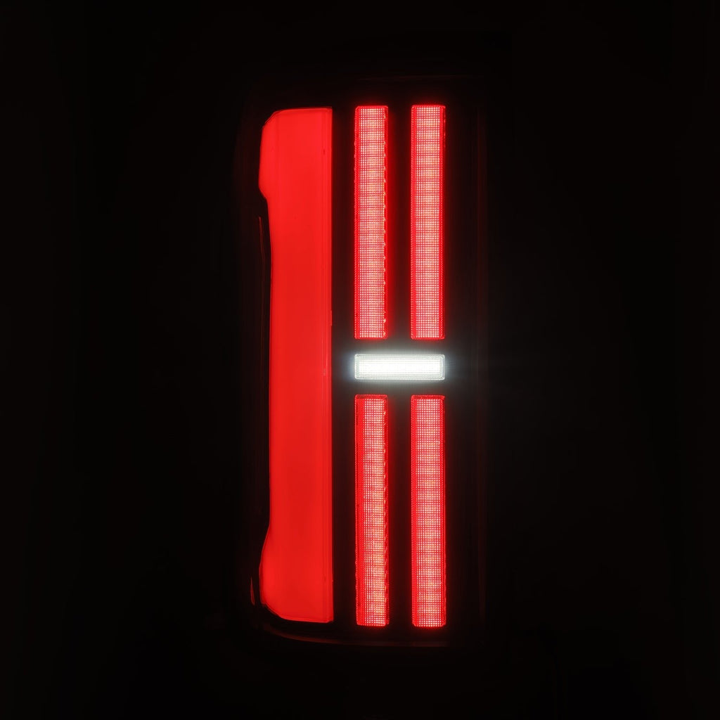 AlphaRex 07-13 Toyota Tundra NOVA-Series Prismatic LED Tail Lights Black Smoke