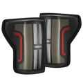 AlphaRex 07-13 Toyota Tundra NOVA-Series Prismatic LED Tail Lights Black Clear