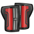 AlphaRex 07-13 Toyota Tundra NOVA-Series Prismatic LED Tail Lights Black-Red