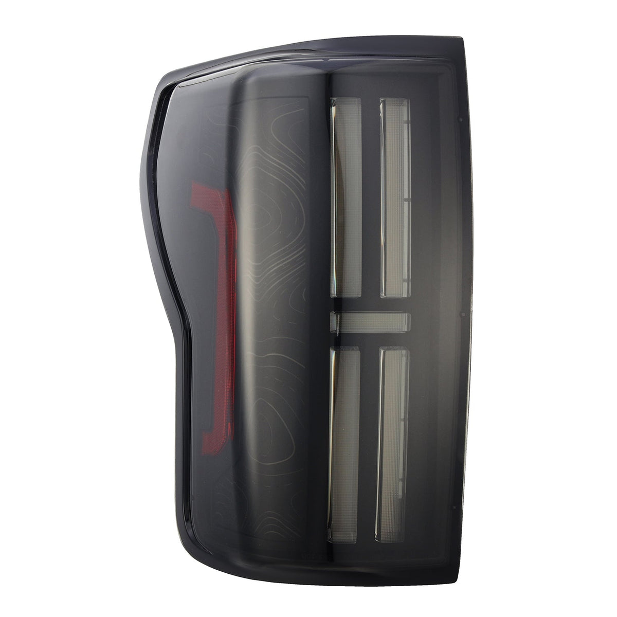 AlphaRex 07-13 Toyota Tundra TOPO ETCH NOVA-Series LED Tail Lights Black Smoke