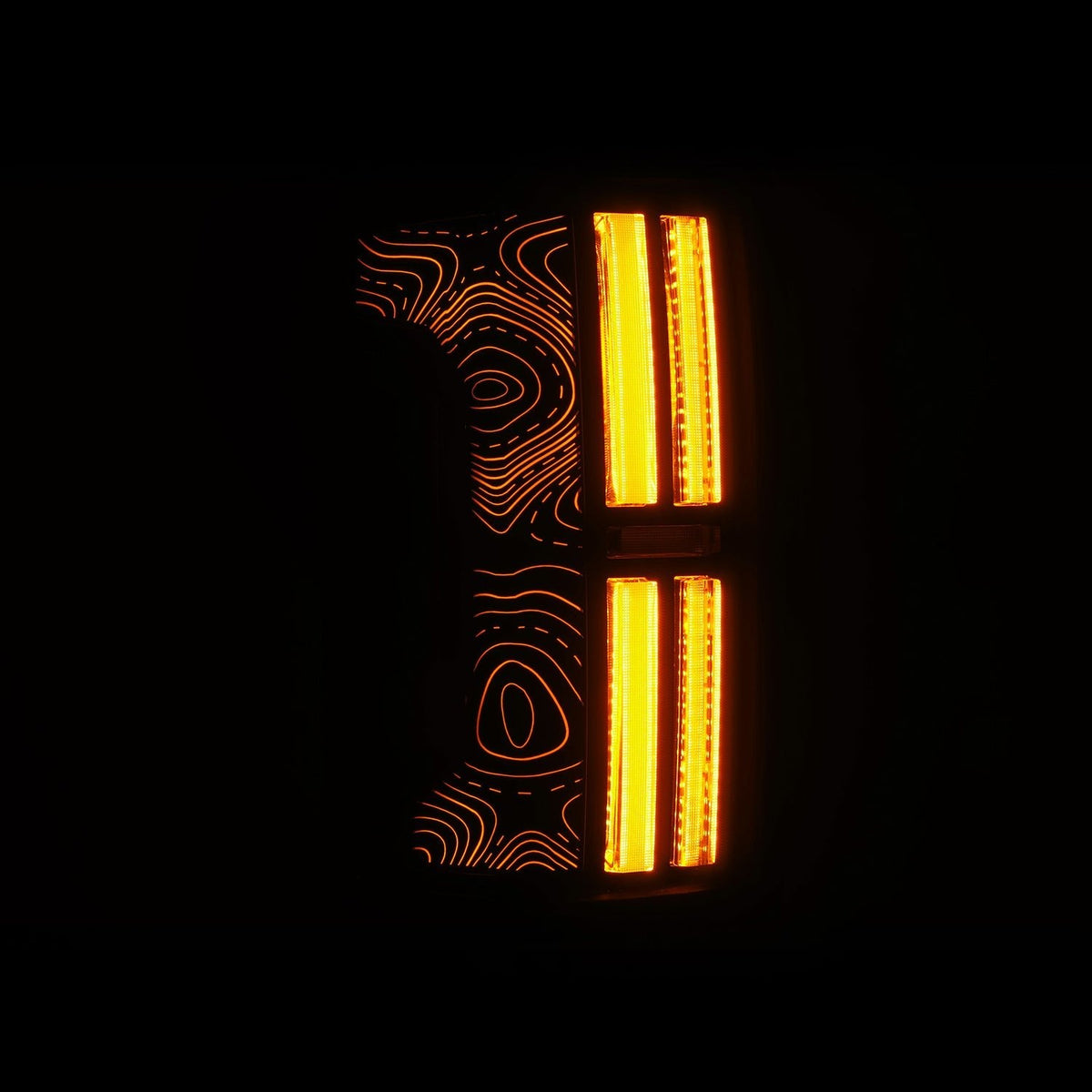 AlphaRex 07-13 Toyota Tundra TOPO ETCH NOVA-Series LED Tail Lights Black Smoke