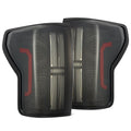 AlphaRex 07-13 Toyota Tundra TOPO ETCH NOVA-Series LED Tail Lights Black Smoke