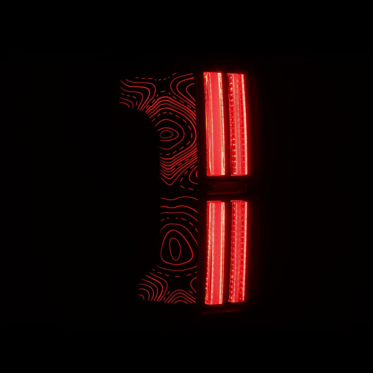 AlphaRex 07-13 Toyota Tundra TOPO ETCH NOVA-Series LED Tail Lights Black Smoke