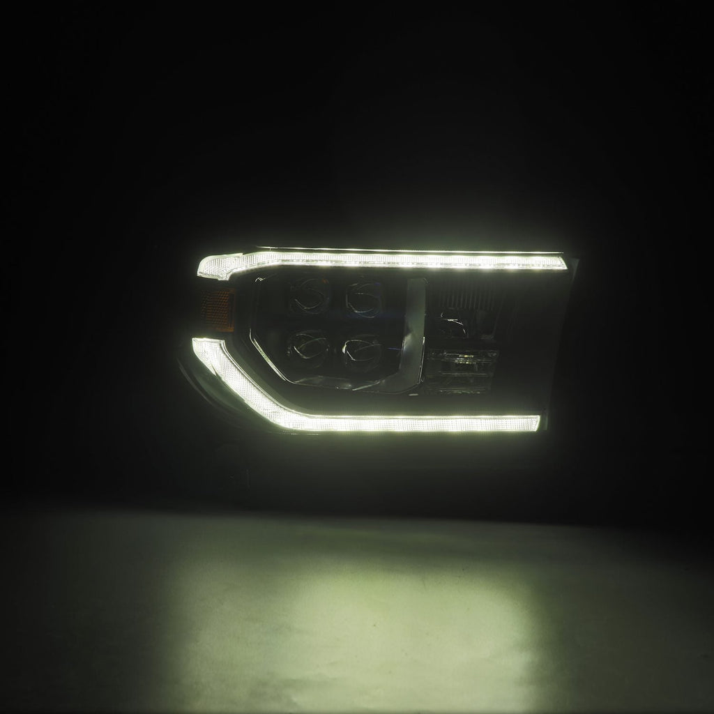 AlphaRex 07-13 Toyota Tundra/08-17 Toyota Sequoia MK II NOVA-Series LED Projector Headlights Black (With Level Adjuster)