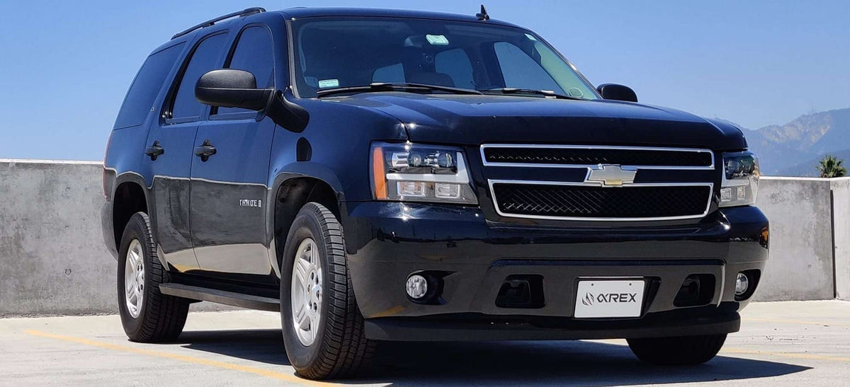 AlphaRex 07-14 Chevrolet Tahoe/Suburban/07-13 Avalanche LUXX-Series LED Projector Headlights Black