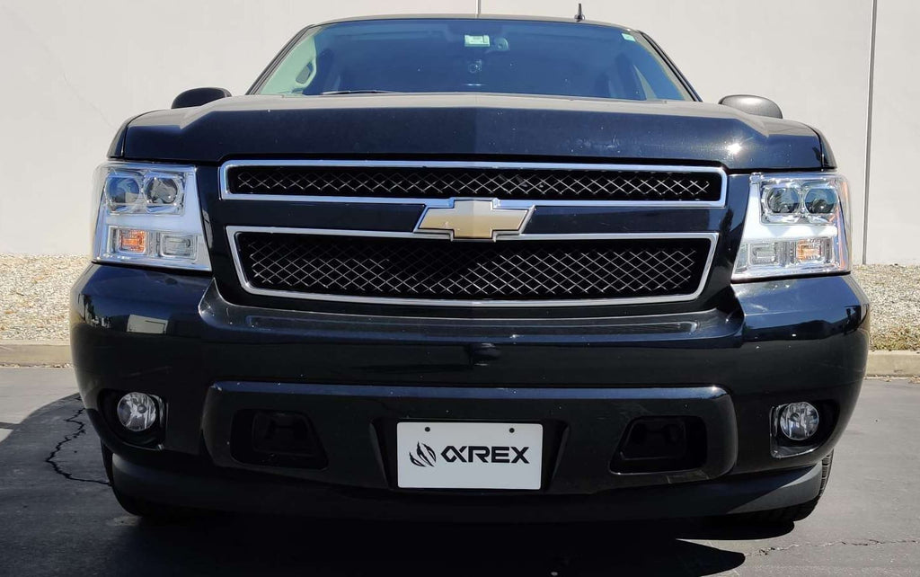 AlphaRex 07-14 Chevrolet Tahoe/Suburban/07-13 Avalanche LUXX-Series LED Projector Headlights Chrome