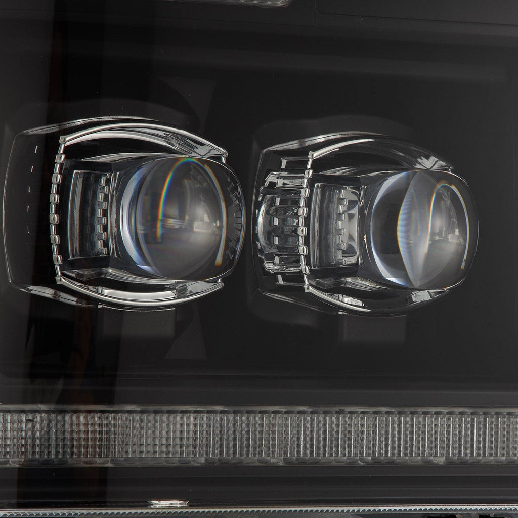 AlphaRex 08-10 Ford Super Duty/Excursion NOVA-Series LED Projector Headlights Black