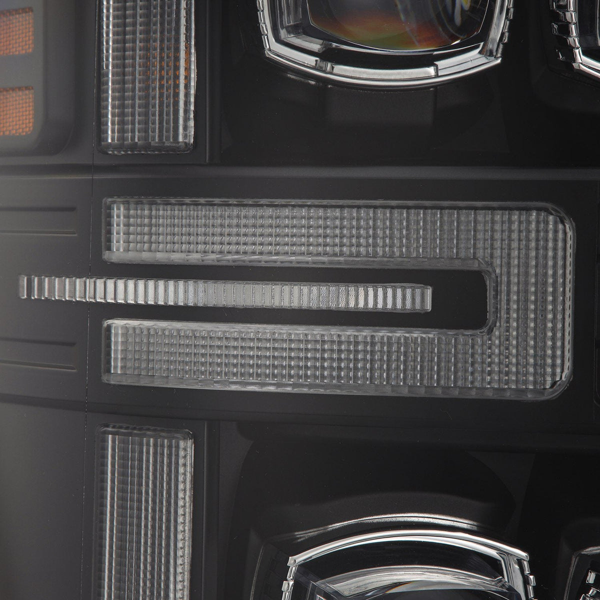 AlphaRex 08-10 Ford Super Duty/Excursion NOVA-Series LED Projector Headlights Black